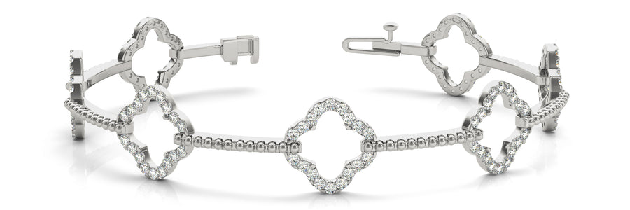 Elegant Diamond Bracelet with 1.25 Carat Total Weight in G-H SI1-SI2 Quality