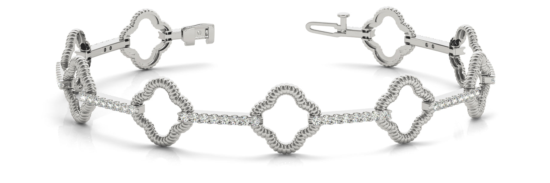Elegant Diamond Bracelet with 7/8 Carat Total Weight in SI1-SI2 G-H Quality Stones