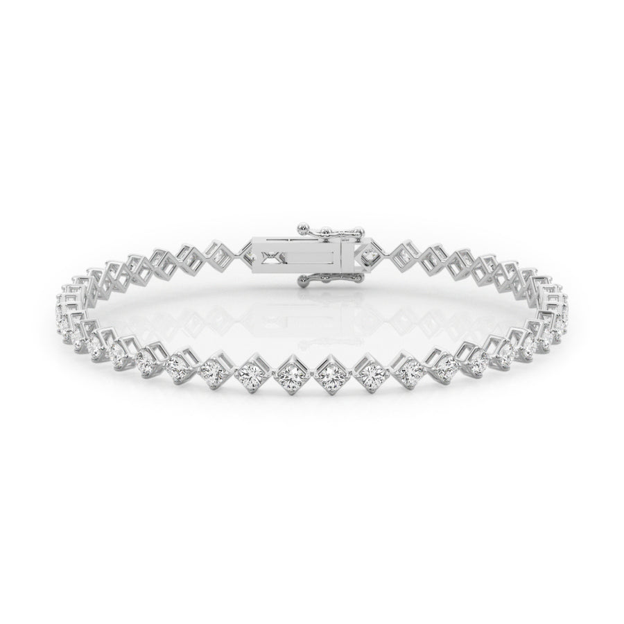 Elegant Diamond Bracelet with 1.5 Carat Total Weight in G-H SI1-SI2 Quality