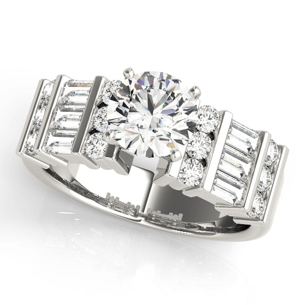 Engagement Rings/Fancy Shape/Baguette,Engagement Rings/Fancy Shape Melee/Baguette