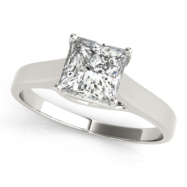 Trellis Design Diamond Engagement Ring with 1.8 Carat Total Weight in G-H SI1-SI2 Quality