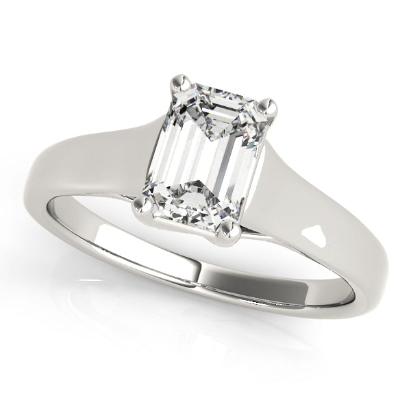 Elegant Trellis Engagement Ring with 2 Carat Total Diamond Weight, SI1-SI2 G-H Quality