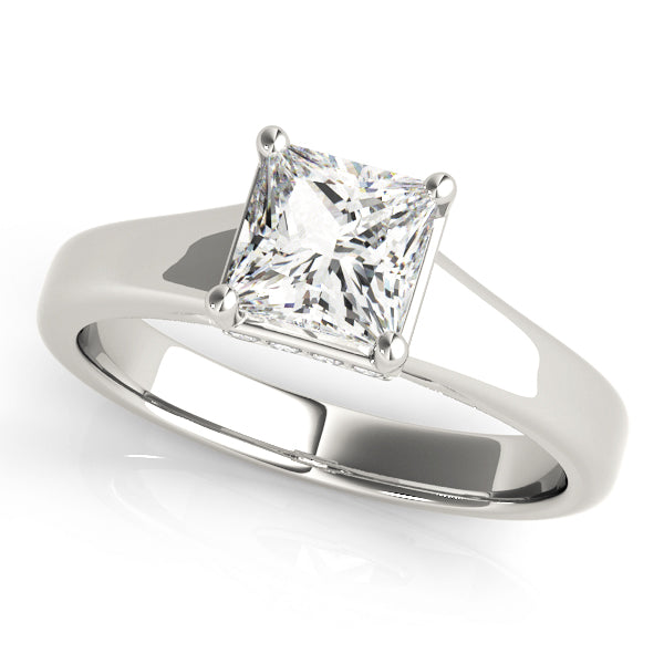 Trellis Design Diamond Engagement Ring Semi-Mount with 1.59 Carat Total Weight
