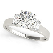 ENGAGEMENT RINGS 3 STONE OVAL - Image 2