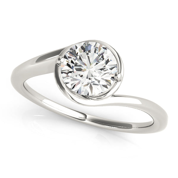 1.5 Carat Total Weight Solitaire Engagement Ring with G-H SI1-SI2 Diamonds
