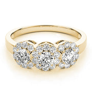ENGAGEMENT RINGS 3 STONE ROUND - Image 8