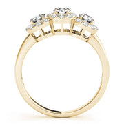 ENGAGEMENT RINGS 3 STONE ROUND - Image 6