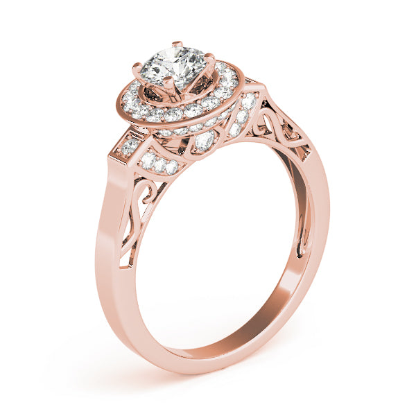 ENGAGEMENT RINGS HALO ROUND - Image 4