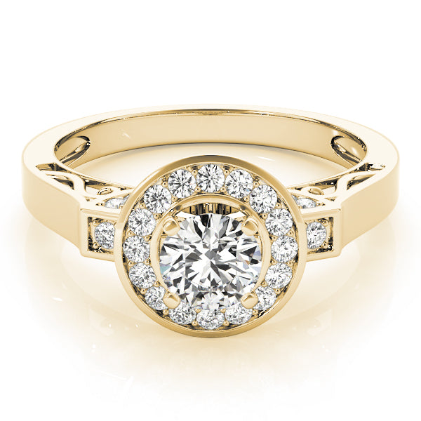 ENGAGEMENT RINGS HALO ROUND - Image 3