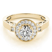 ENGAGEMENT RINGS HALO ROUND - Image 3