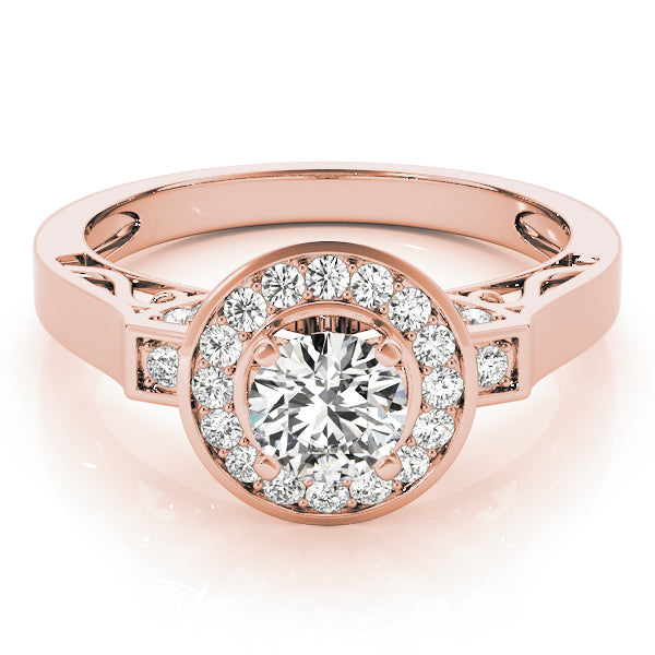 ENGAGEMENT RINGS HALO ROUND - Image 8