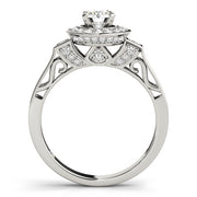 ENGAGEMENT RINGS HALO ROUND - Image 6
