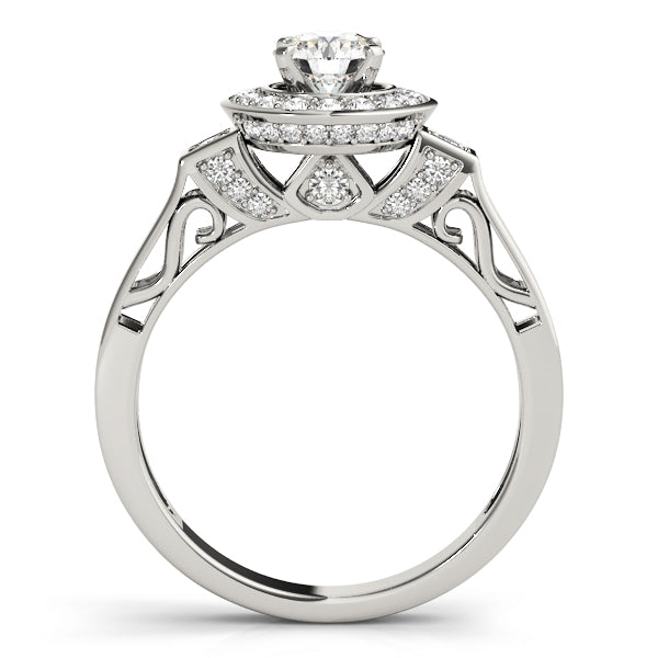 ENGAGEMENT RINGS HALO ROUND - Image 6