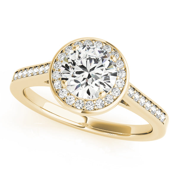 ENGAGEMENT RINGS HALO ROUND - Image 3