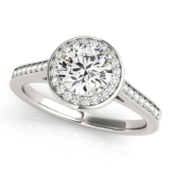 ENGAGEMENT RINGS HALO ROUND - Image 2