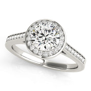 ENGAGEMENT RINGS HALO ROUND - Image 2