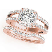 ENGAGEMENT RINGS HALO SQUARE & CUSHION - Image 9