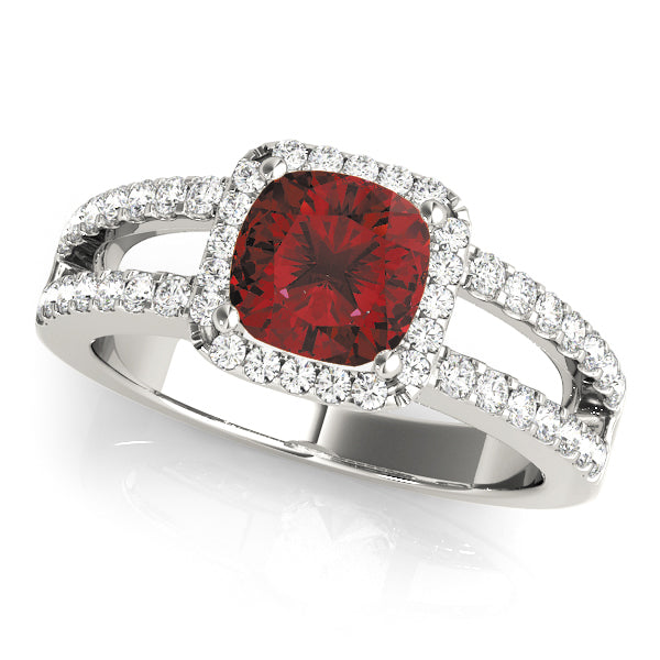 ENGAGEMENT RINGS HALO SQUARE & CUSHION - Image 4