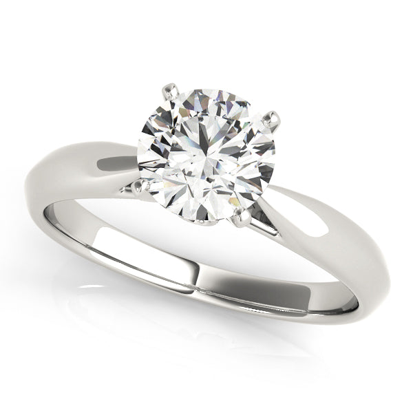 Semi-Mount Diamond Engagement Ring with 2 Carat Total Weight Round Stones, SI1-SI2 G-H Quality