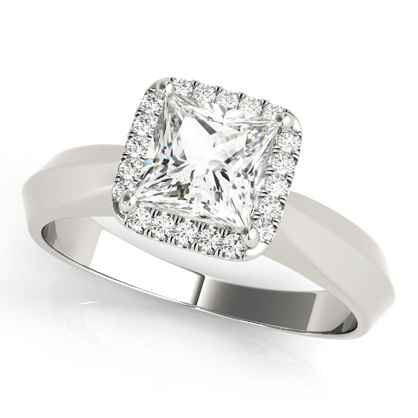 Semi-Mount Solitaire Engagement Ring with 1.75 Carat Total Diamond Weight, SI1-SI2 G-H Quality