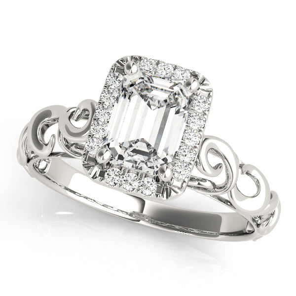 Semi-Mount Diamond Engagement Ring with 2 Carat Total Weight in SI1-SI2 G-H Quality