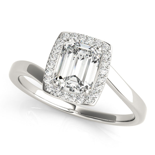Elegant Semi-Mount Engagement Ring with 1 1/8 Carat Total Diamond Weight, SI1-SI2 G-H Quality
