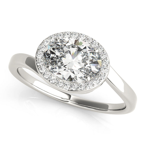 Elegant Semi-Mount Engagement Ring with 2.125 Carat Total Diamond Weight, SI1-SI2 G-H Quality