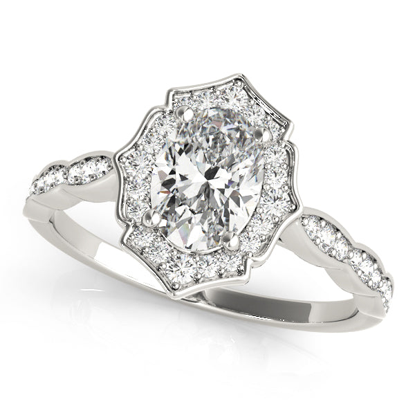Engagement Rings/Halo/Oval
