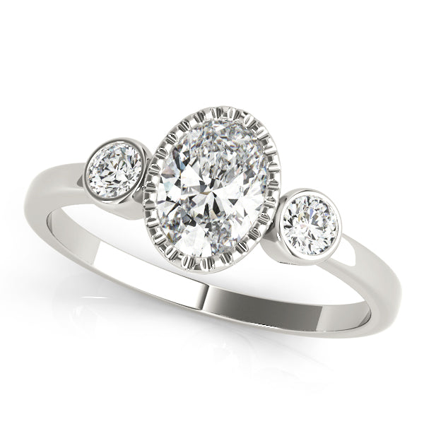 Fashion Rings/Color Rings/Oval,Engagement Rings/3 Stone/Oval