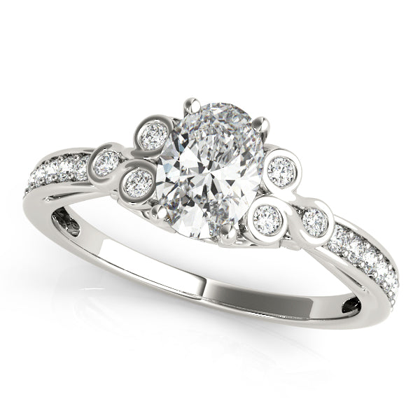 Engagement Rings/Cluster Sides,Engagement Rings/Single Row/Prong Set