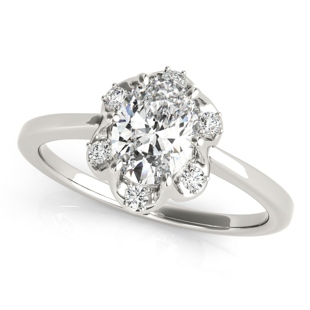 Engagement Rings/Halo/Oval
