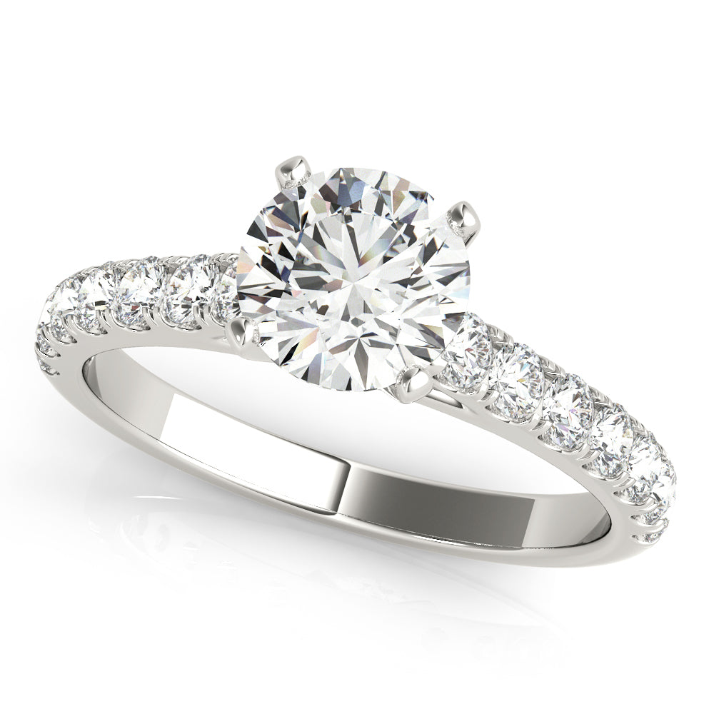 Three-Quarter Carat Total Weight Halfway Diamond Band Ring in G-H SI1-SI2 Quality