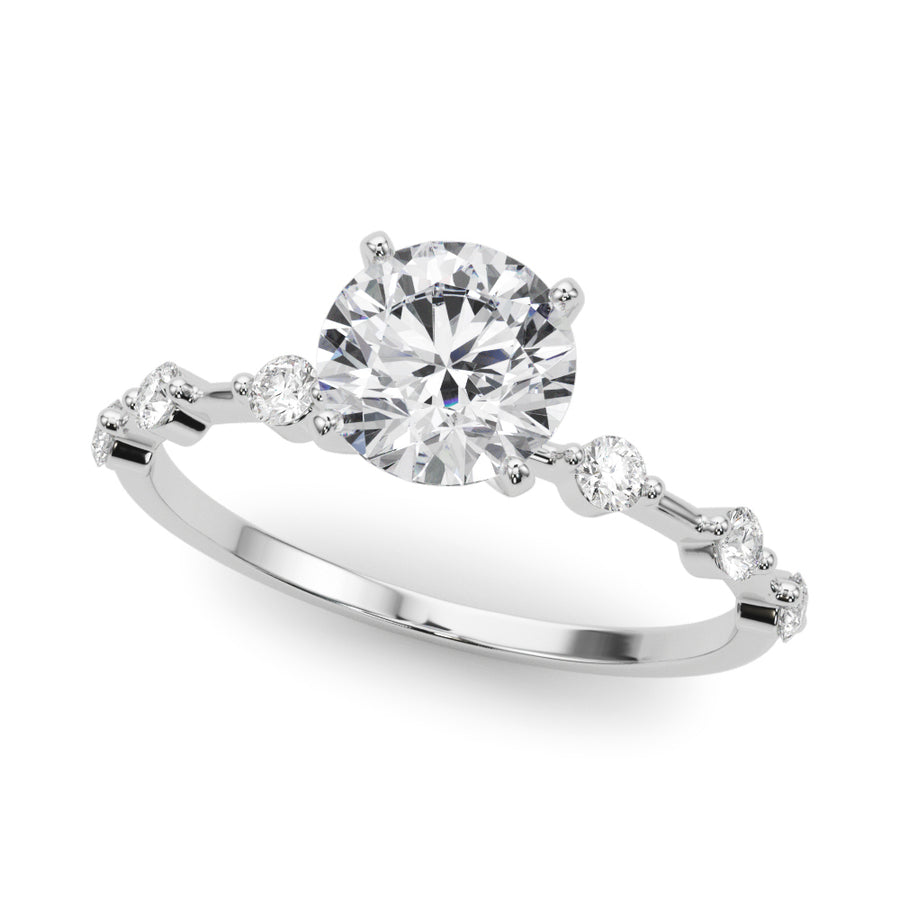 Engagement Rings/New Bridal,Engagement Rings/Diamond Scatter Rings,Engagement Rings/Single Row/Prong Set