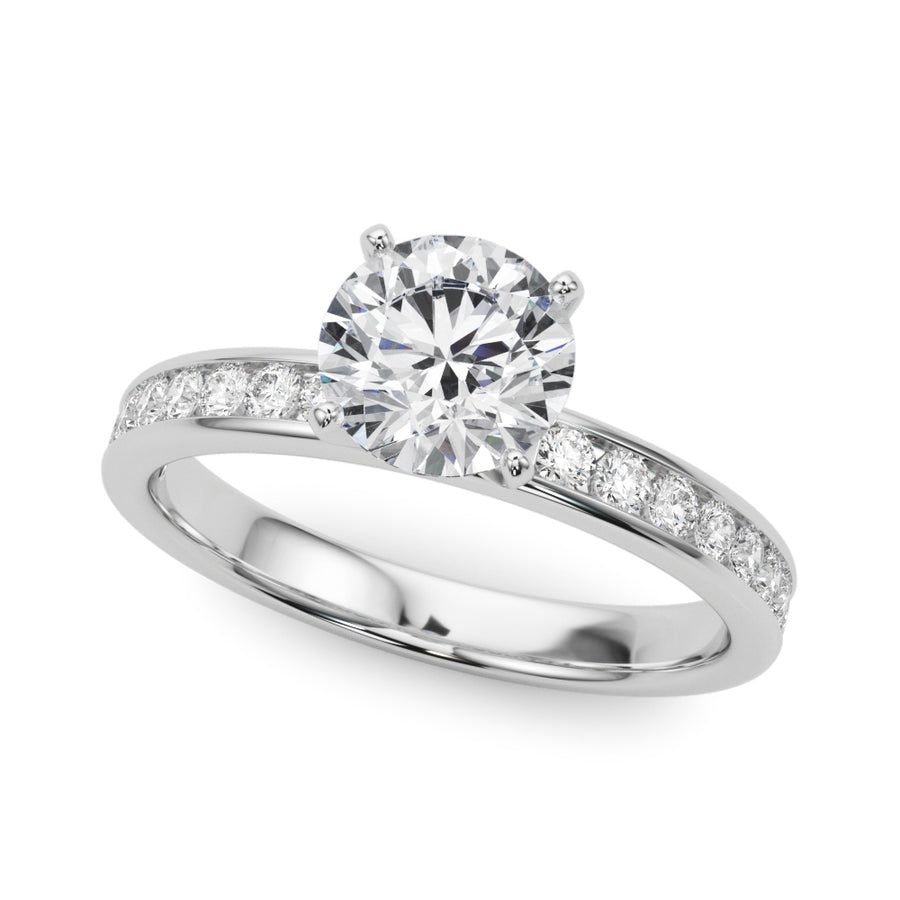 Engagement Rings/Single Row/Prong Set