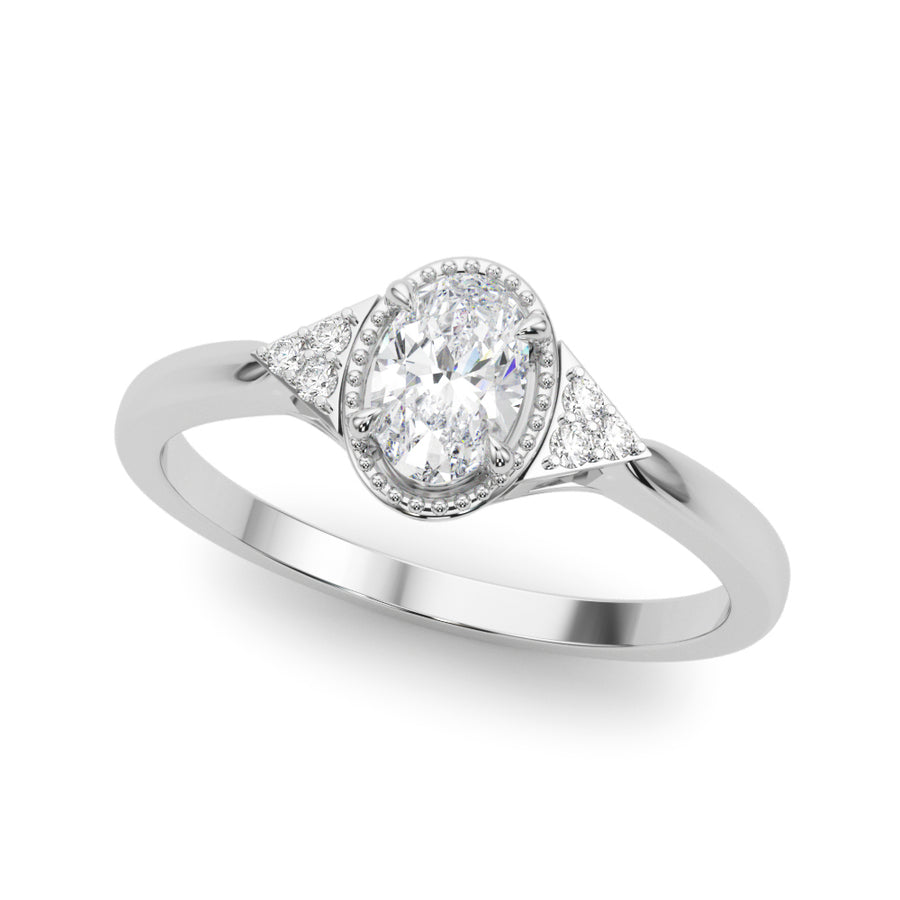 Fashion Rings/Color Rings/Oval,Engagement Rings/Vintage,Engagement Rings/Cluster Sides