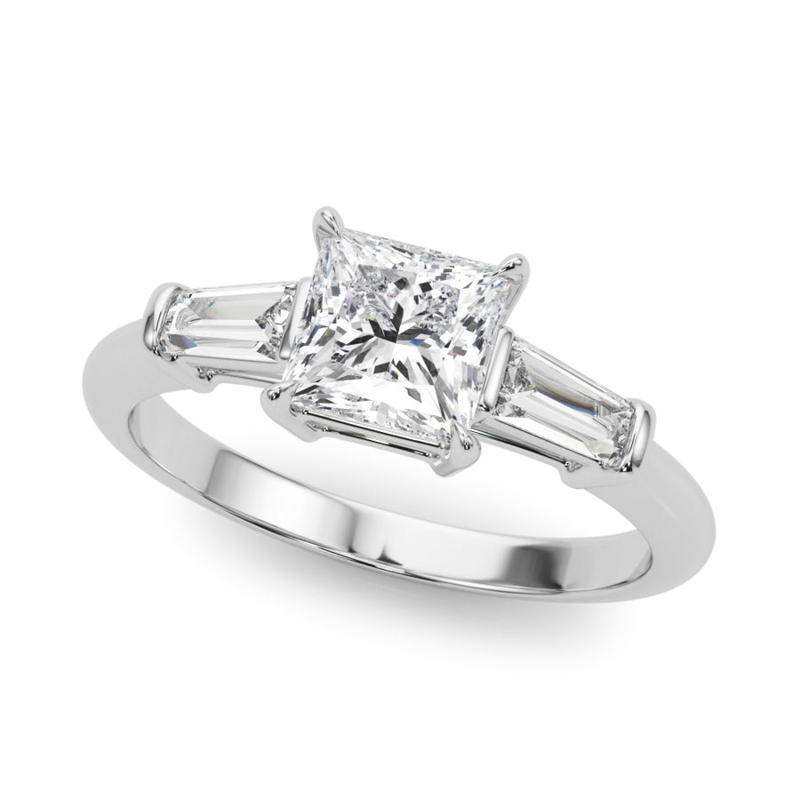 Engagement Rings/New Bridal,New Styles,Engagement Rings/Fancy Shape Melee/Baguette,Engagement Rings/3 Stone/Baguette