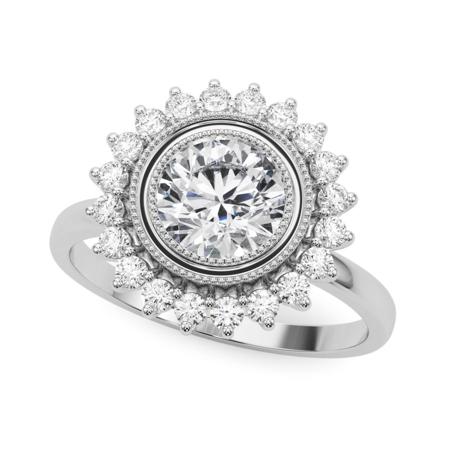 Engagement Rings/New Bridal,Engagement Rings/Vintage,New Styles,Engagement Rings/Halo/Round