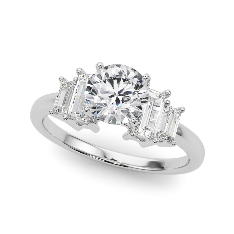 Engagement Rings/New Bridal,Engagement Rings/Remounts,New Styles,Engagement Rings/Fancy Shape Melee/Baguette