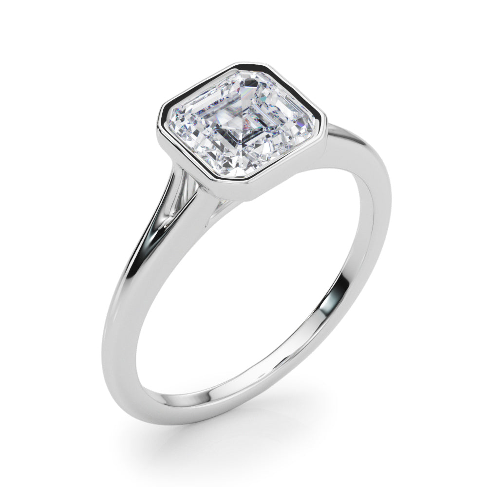 SOLITAIRE ASSCHER BEZEL SET - Image 10