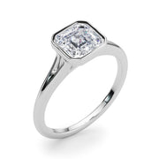 SOLITAIRE ASSCHER BEZEL SET - Image 10
