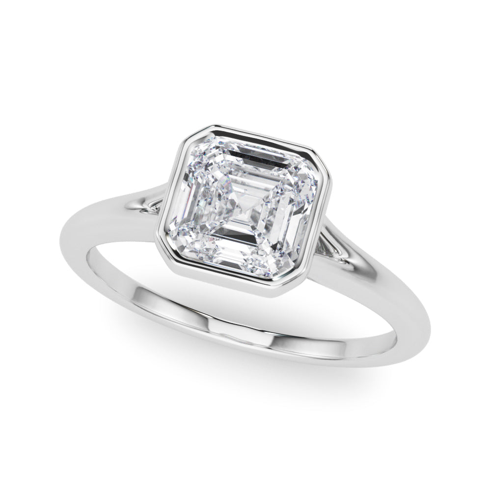 SOLITAIRE ASSCHER BEZEL SET - Image 2