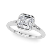 SOLITAIRE ASSCHER BEZEL SET - Image 2