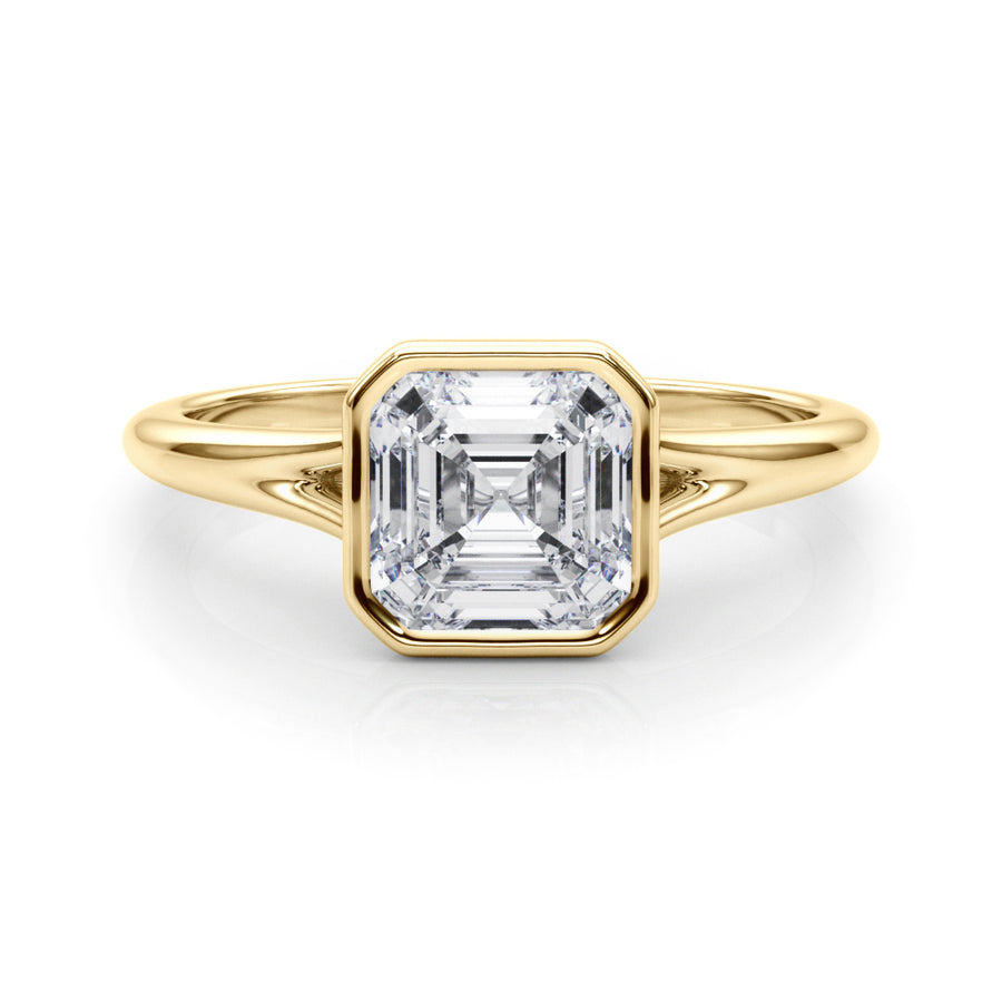 SOLITAIRE ASSCHER BEZEL SET - Image 3