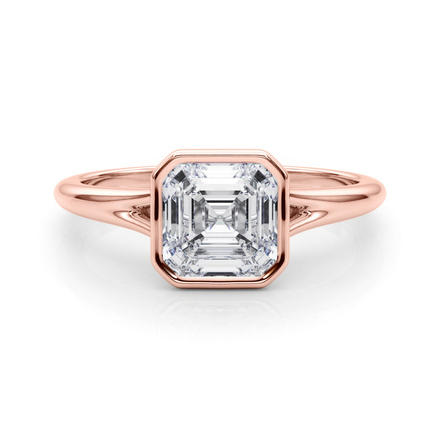 SOLITAIRE ASSCHER BEZEL SET - Image 4