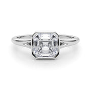 SOLITAIRE ASSCHER BEZEL SET - Image 7
