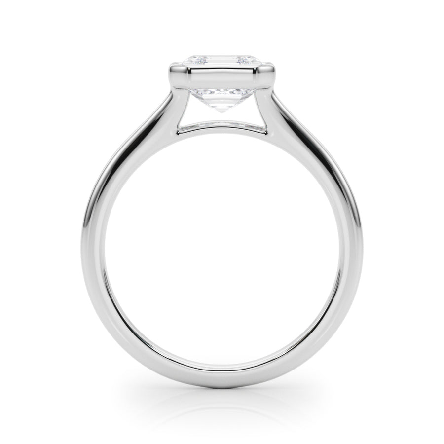 SOLITAIRE ASSCHER BEZEL SET - Image 6