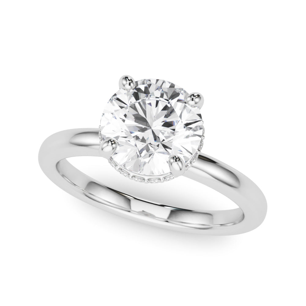 Three-Stone Diamond Ring with 0.9375 Carat Total Weight in G-H SI1-SI2 Quality