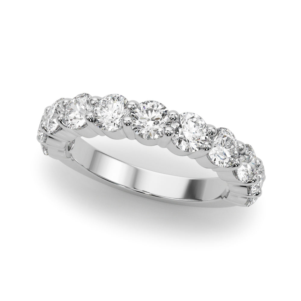 1 Carat Total Weight Shared Prong Diamond Band Ring in SI1-SI2 G-H Quality
