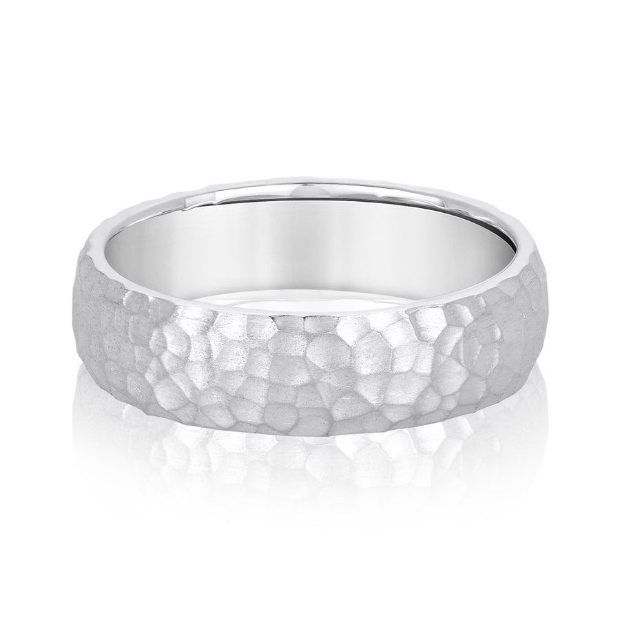 Lightweight 8 Millimeter Men's Wedding Band Ring in Classic Comfort Fit Design