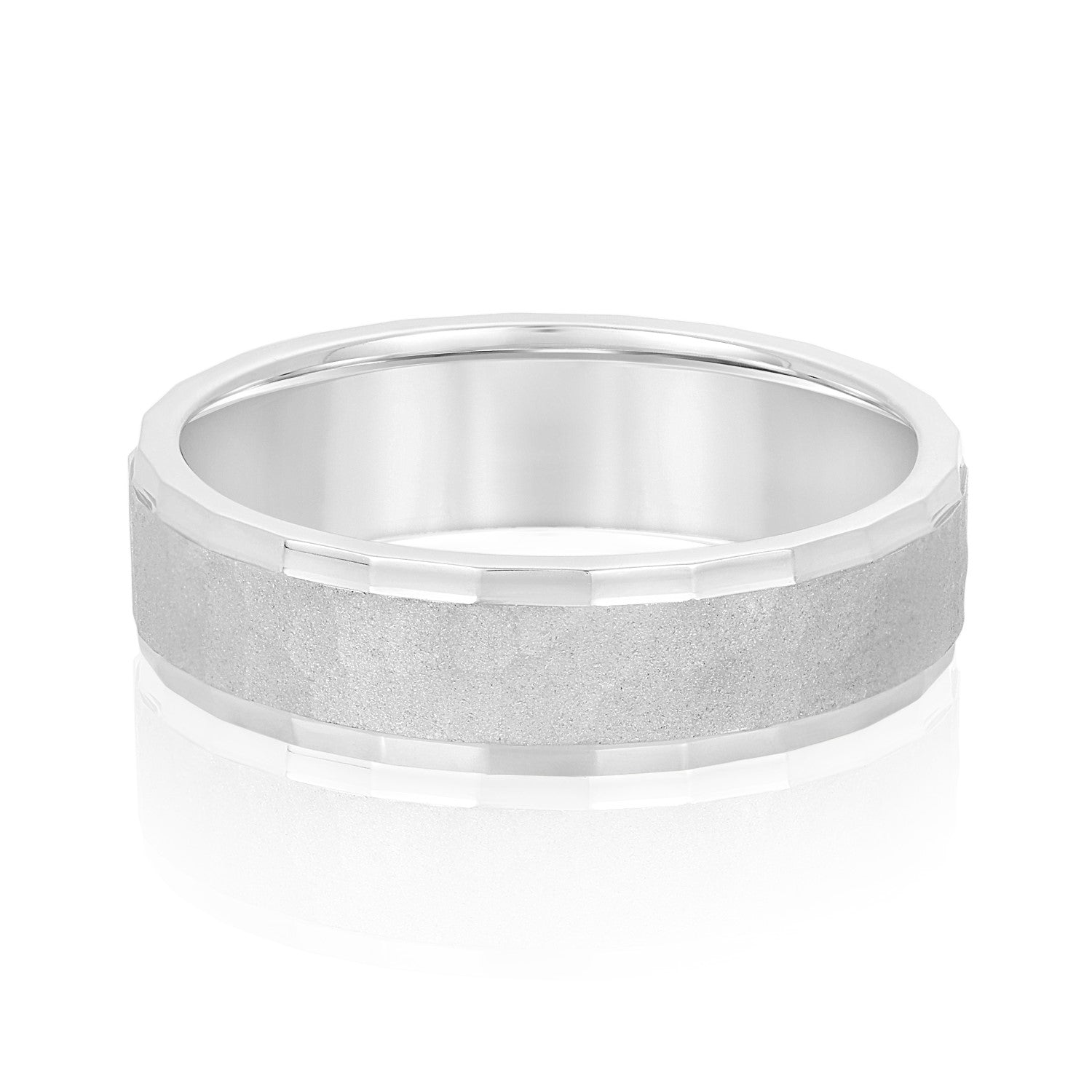 Classic 8 Millimeter Men's Wedding Band in Polished Finish